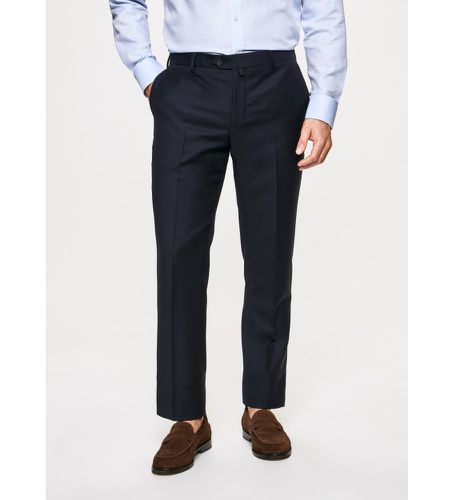 HM211330 Pantalon uni en laine (40), Casuel, Fête, Classique - Hackett London - Modalova