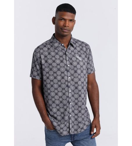 Chemise à manches courtes noire (M), Casuel, Viscose, Manche courte - Victorio & Lucchino, V&L - Modalova