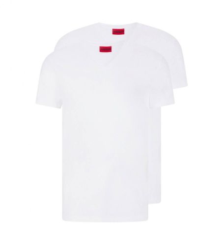 Pack 2 T-shirts, , col en V, col en V, (L), Casuel, Coton, Manche courte, Durable - HUGO - Modalova