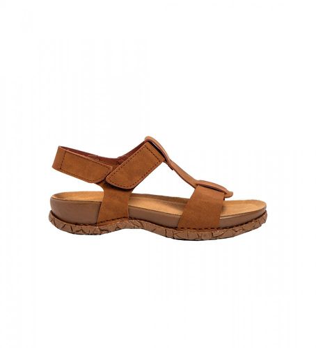 Unisex. 25861T1ND005_023 Sandales en cuir Tabernas marron (44), Plat, Velcro, Casuel - El Naturalista - Modalova