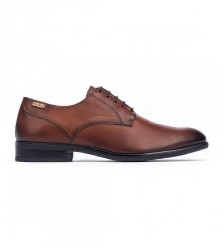 M7J-4187 Chaussures en cuir Bristol marron (41), Plat, Lacets, Casuel - Pikolinos - Modalova