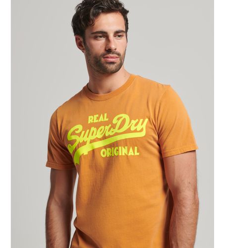 M1011478A T-shirt fluorescent avec logo Vintage Logo (S), Casuel, Coton, Manche courte - Superdry - Modalova