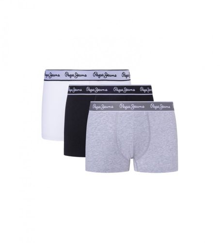 PMU10975 Pack 3 Boxers Logo Stretch blanc, , (S), Homewear, Coton - Pepe Jeans - Modalova