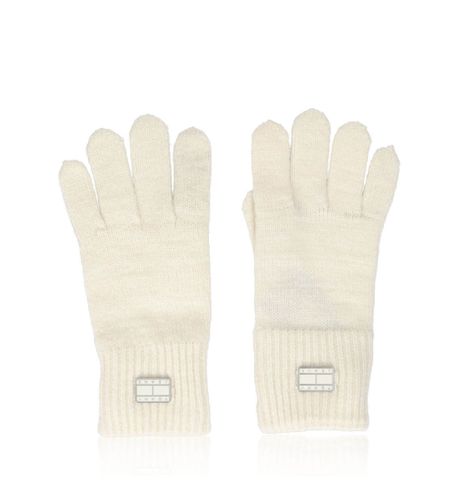 AW0AW15481 Gants avec poignets blancs côtelés (M/L), Casuel, Acrylique - Tommy Jeans - Modalova