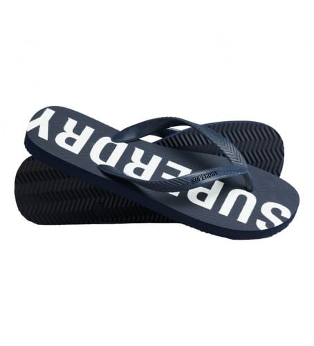 MF310221A Code Core Sport flip flops (S), Plat, 1 à 3 cm, Aucun, Casuel, Beachwear, Marine - Superdry - Modalova