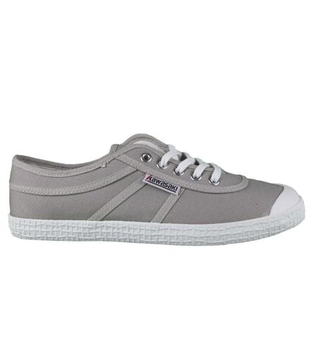 Unisex. K192495 Baskets grises originales (36), Tissu, Plat, Lacets, Casuel - Kawasaki - Modalova