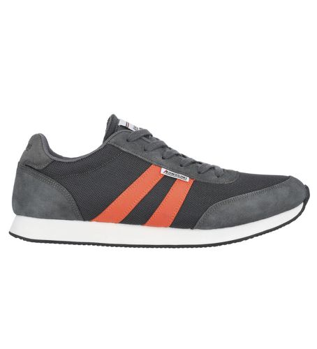 K222256 Trainers Racer Classic (40), Tissu, Plat, Lacets, Casuel, Gris - Kawasaki - Modalova