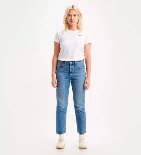 Jeans 501 Crop indigo (24/26), Bleu, Casuel, Coton, Denim, Durable - Levi's - Modalova