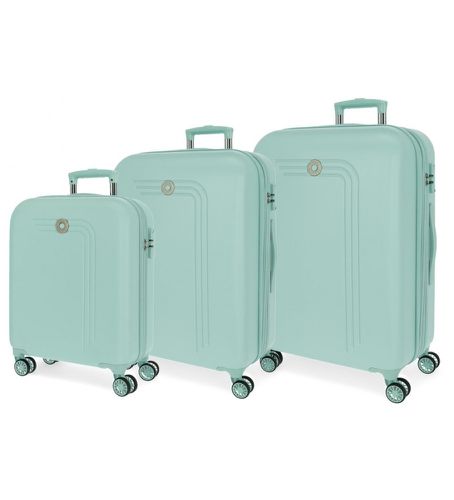 Unisex. 5999468 Set de valises rigides Riga 55-70-80cm (OSFA), Casuel, Vert, ABS/Polycarbonate, Big, Moyen, Cabine - Movom - Modalova