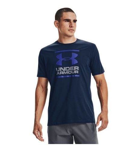 T-Shirt à manches courtes UA GL Foundation (XS), Casuel, Coton, Manche courte, Marine - Under Armour - Modalova