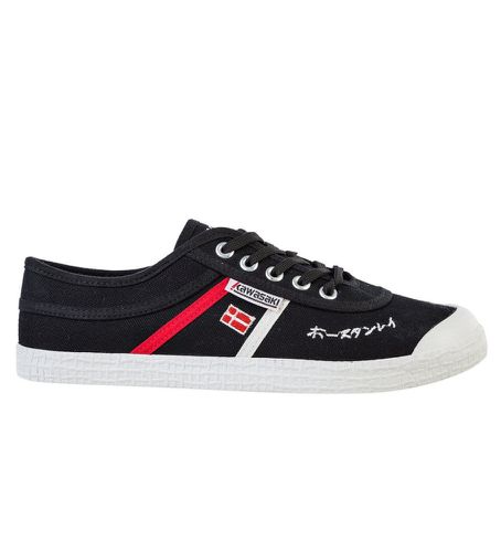 Unisex. K202601 Signature Sneakers (36), Noir, Tissu, Plat, Lacets, Casuel - Kawasaki - Modalova