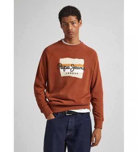 PM582519 Sweatshirt Mun marron (S), Casuel, Coton, Manche longue - Pepe Jeans - Modalova