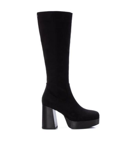 NEGRO Bottes 142195 -Hauteur du talon 10cm (37), 8 à 10 cm, Fermeture éclair, Casuel - Xti - Modalova