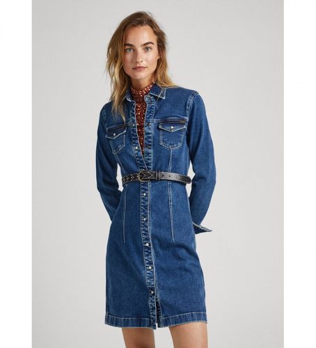 PL953376 Robe Lacey (S), Casuel, Coton, Denim, Manche longue - Pepe Jeans - Modalova