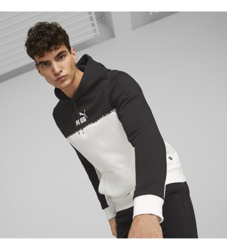 Sweatshirt Ess Block (S), Noir, Casuel, Sport, Coton, Durable - Puma - Modalova