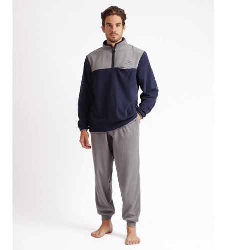 Pyjama chaud à manches longues en micropolaire Sport (S), Homewear, Coton, Polyester, Manche longue, M - Admas - Modalova