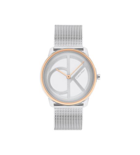 Unisex. 25200033 Montre analogique Fashion Watch argentée (OSFA), Casuel, Bracelet, Acier inoxidable - Calvin Klein - Modalova