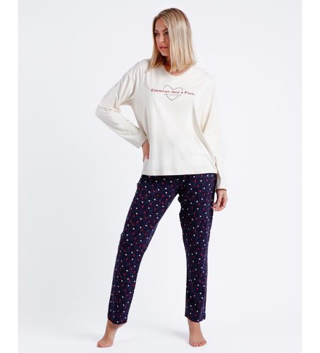 Pyjama manches longues Take Me To Paris (M), Homewear, Coton, Viscose, Manche longue - Admas - Modalova