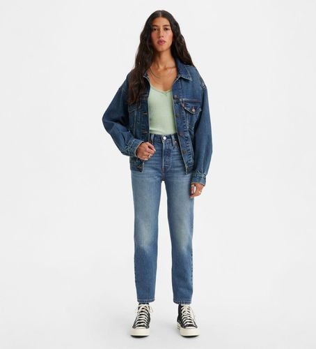 Jeans 501® Crop Dark Indigo (29/26), Bleu, Casuel, Coton, Denim - Levi's - Modalova