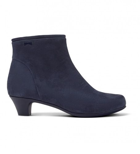 Bottines en cuir Helena low (35), Bleu, 3 à 5 cm, Fermeture éclair, Casuel, Marine - Camper - Modalova