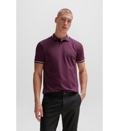 Polo Paul lilas (M), Casuel, Violet, Coton, Manche courte - BOSS - Modalova