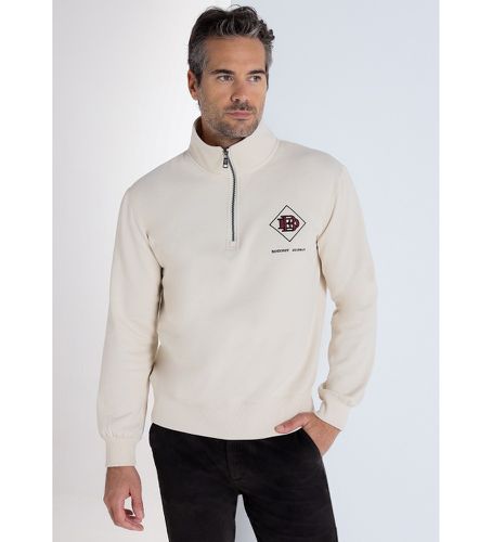 Sweatshirt avec fermeture éclair cassé (S), Casuel, Coton, Manche longue - Bendorff - Modalova