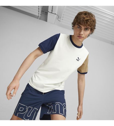 T-shirt Classics Block (S), Casuel, Coton, Manche courte - Puma - Modalova