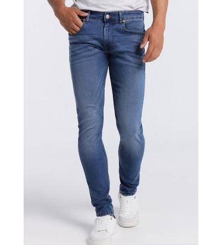 Jeans : Medium Box - Super Skinny (38), Casuel, Coton, Denim, Classique, Polyester - Six Valves - Modalova