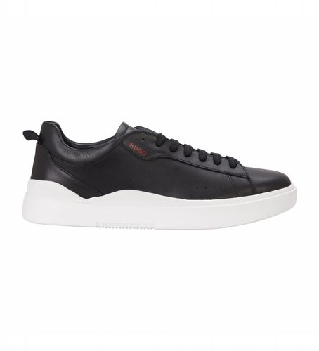 Blake Leather Sneakers (40), Cuir, Noir, Plat, Lacets, Casuel - HUGO - Modalova