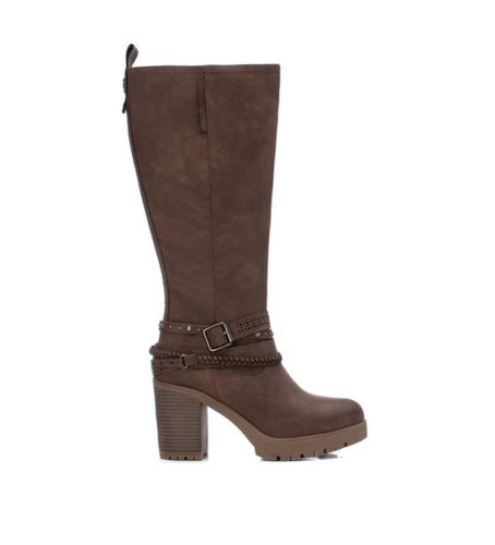 Bottes 171491 marron -Hauteur du talon 8cm (37), 8 à 10 cm, Fermeture éclair, Casuel - Refresh - Modalova