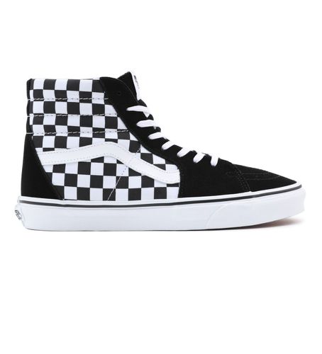 Unisex. VN0A32QGHRK1 Baskets Sk8-Hi à damier (39), Tissu, Plat, Lacets, Casuel - Vans - Modalova