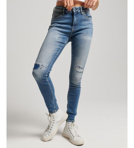 W7010798A Jean skinny à taille moyenne en coton biologique vintage (26/30), Casuel, Denim, Le coton biologique, Du - Superdry - Modalova