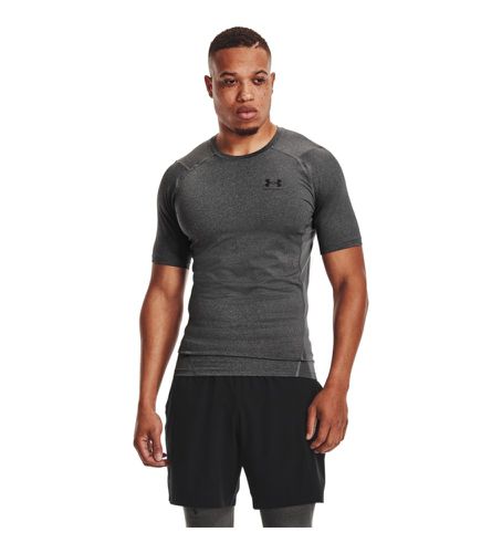 HeatGear® Armour Short Sleeve T-Shirt (L), Sport, Gris, Multisport, Polyester, Manche courte - Under Armour - Modalova