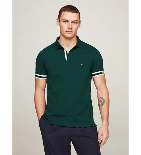 MW0MW34737 Polo slim avec logos monotypes Hilfiger (L), Casuel, Coton, Manche courte - Tommy Hilfiger - Modalova