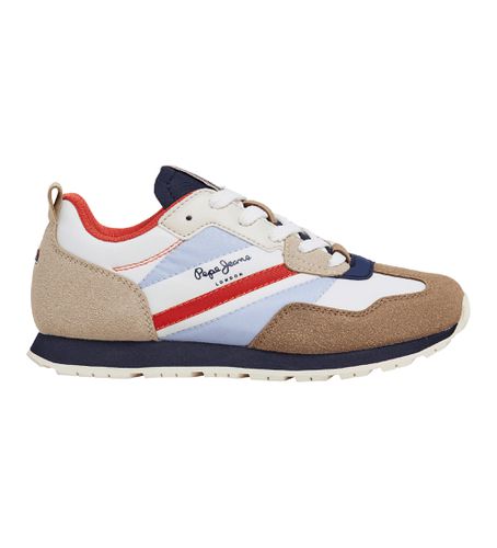 Garçon. PBS30586 Trainers Foster Print B (35), Plat, Lacets, Casuel, Multicolore, mode enfantine - Pepe Jeans - Modalova