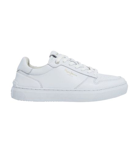 PLS00002 Camden Leather Sneakers Supra W (37), Cuir, Blanc, Plat, 1 à 3 cm, Lacets, Casuel - Pepe Jeans - Modalova