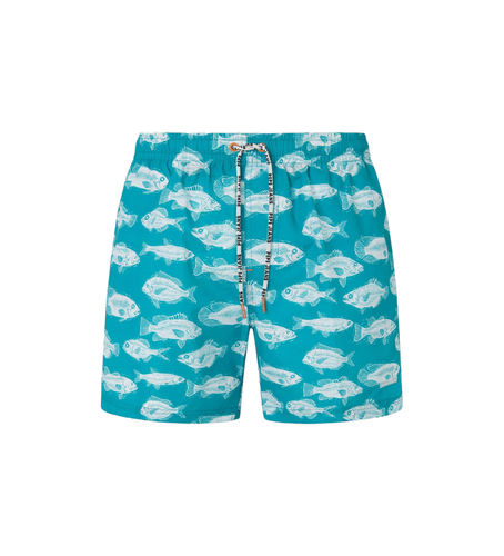 PMB10387 Maillot de bain poisson (S), Casuel, Beachwear, Polyester, Turquoise - Pepe Jeans - Modalova