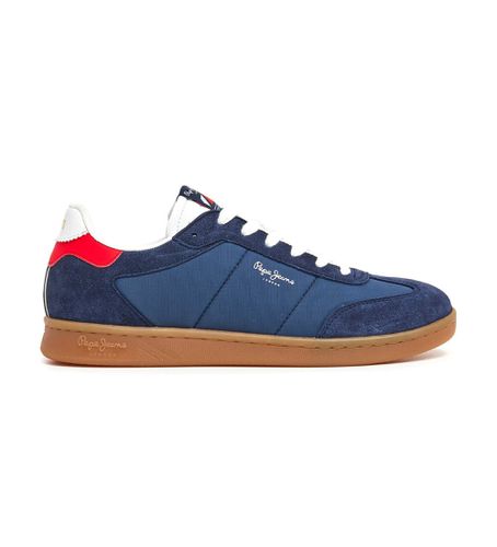 PMS00012 Player Combi Leather Sneakers (42), Cuir, Plat, Lacets, Casuel, Marine - Pepe Jeans - Modalova