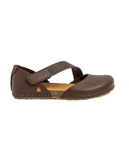 Sandales en cuir 0384 marron Crete (39), Plat, Velcro, Casuel - Art - Modalova