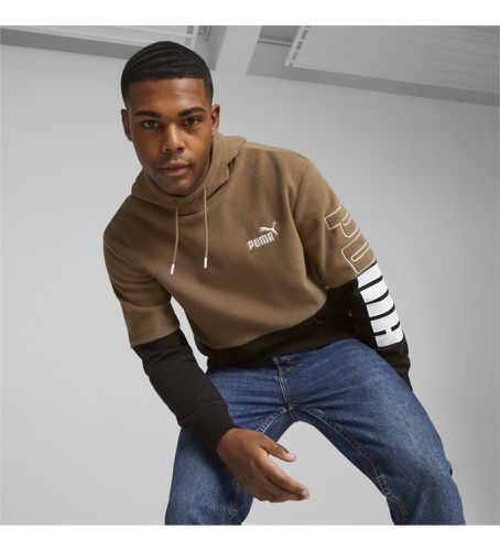 Sweatshirt Power Winterised marron (S), Casuel, Coton, Manche longue - Puma - Modalova