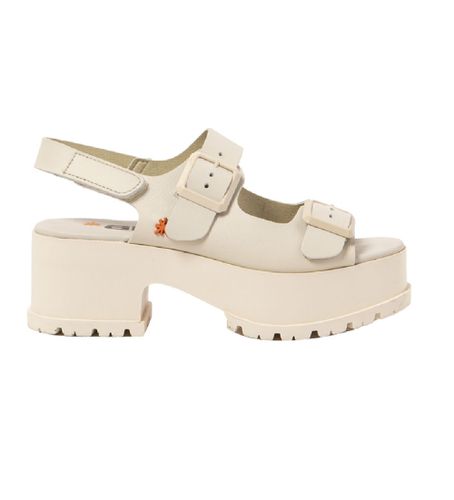 ZZ003_020 1821 sandales en cuir - Hauteur du talon 6cm (36), 5 à 8 cm, Velcro, Casuel - Art - Modalova