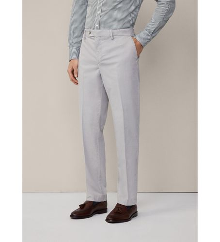 HM212488 Sanderson Classic Fit Chino Trousers (36/34), Casuel, Gris, Coton, Classique - Hackett London - Modalova