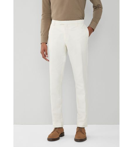 HM212580 Pantalon Off- Bone (28/30), Blanc, Casuel, Lin - Hackett London - Modalova