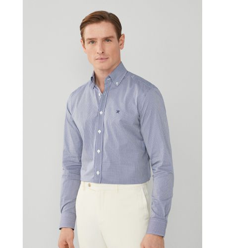 HM309774 Essential Mini Shirt (L), Bleu, Casuel, Fête, Coton, Classique, Manche longue - Hackett London - Modalova