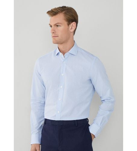 HM309775 Chemise bleue Ess Fine Bengal Strip (3XL), Casuel, Coton, Classique, Manche longue - Hackett London - Modalova