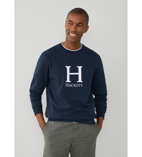 HM581256 Heritage Large H Crew Sweatshirt (XXL), Casuel, Coton, Marine - Hackett London - Modalova