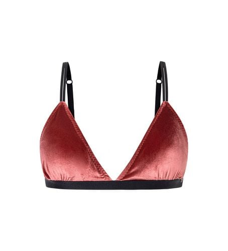 PLU10996 Soutien-gorge en velours marron (S), Homewear, Grenat, Coton - Pepe Jeans - Modalova