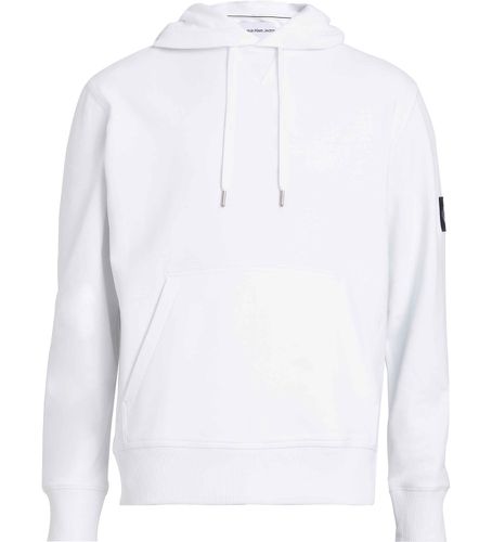 J30J323430 Badge Hoodie (M), Casuel, Coton, Manche longue - Calvin Klein Jeans - Modalova