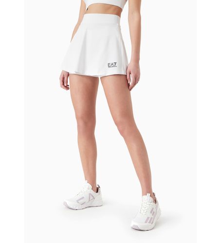 NTN51_TJGBZ Jupe Tennis Pro (L), Blanc, Sport, Tennis/Padel, Polyester - EA7 - Modalova