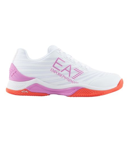 Unisex. X8X079_XK203 Chaussures de tennis en terre battue (44), Plat, Lacets, Casuel, Sport, Tennis/Padel, Multisport - EA7 - Modalova